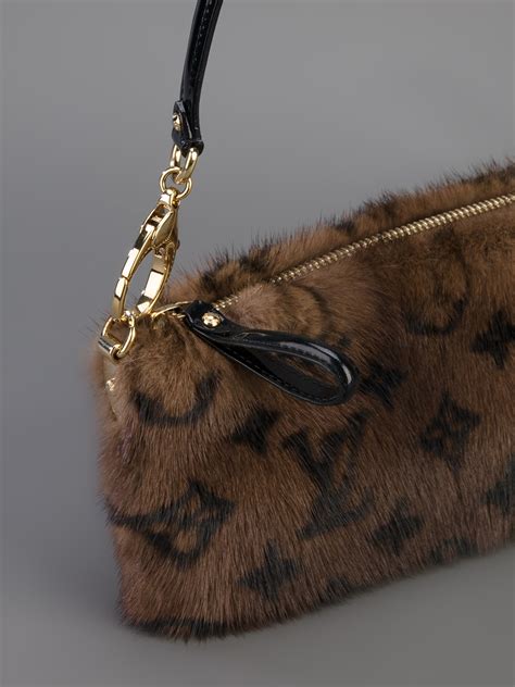 lv fur bum bag